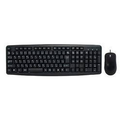 USB Pure Keyboard & Mouse SCY-2IN1-BK (ブラック)