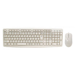USB Pure Keyboard & Mouse SCY-2IN1-WH (ホワイト)