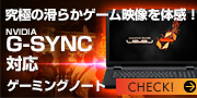 NVIDIA G-SYNC�Ή��Q�[�~���O�m�[�gPC