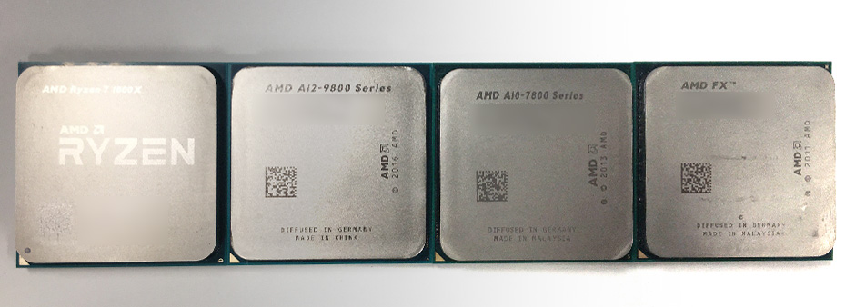 「Ryzen」と「第7世代APU Aシリーズ」、「AMD FXシリーズ」「第6世代APU Aシリーズ」の比較 01