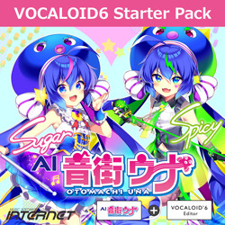 VOCALOID6 Starter Pack AI 音街ウナ Complete DL版(WIN&MAC)