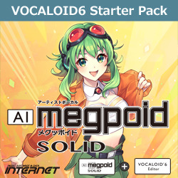 VOCALOID6 Starter Pack AI Megpoid SOLID　DL版(WIN&MAC)