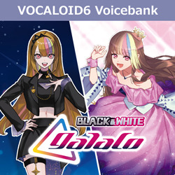 VOCALOID6 Voicebank galaco BLACK & WHITE DL(WIN&MAC)