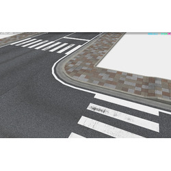 鉄道模型シミュレーターNX 039 NXS道路セット7 (歩道) DL版