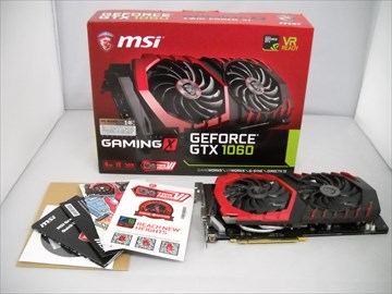 ゲーミングPC MSI GeForce GTX 1060 GAMING X 6G