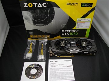 PCパーツ ZTGTX1070-8GD5AMP01 Zotac Ztgtx1070-8Gd5Amp01 Graphics Board | eBay