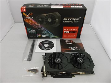 ASUS ROG-STRIX-RX570-O4G-GAMINGグラフィックカード