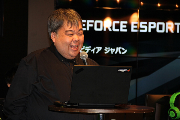 NVIDIA JAPANの高橋一則氏は司会進行役のOooDa氏とゲーム大会などでも共演された経緯があり、OooDa氏とのやりとりで場の空気を和ませる一幕もありました。