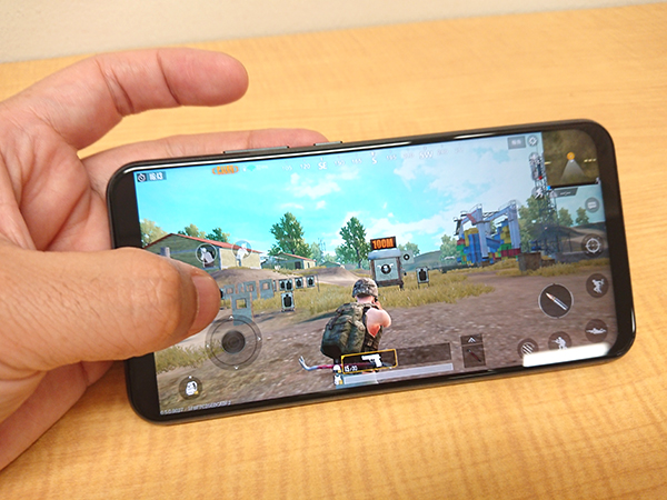 ZenFone5 PUBG MOBILE トレーニングモードで挙動を確認しながら画面設定を調節