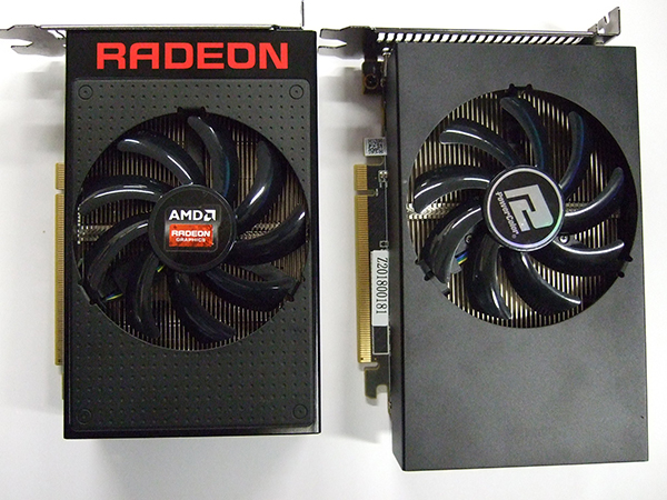 左：Radeon R9 Nano 右：Radeon RX VEGA 56 Nano Edition