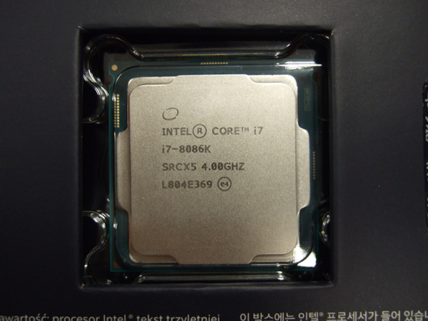 Core i7-8086K ※おまけ：Windows10 Home 正品キー