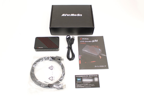 AVerMedia Live Gamer ULTRA(GC553)内容物