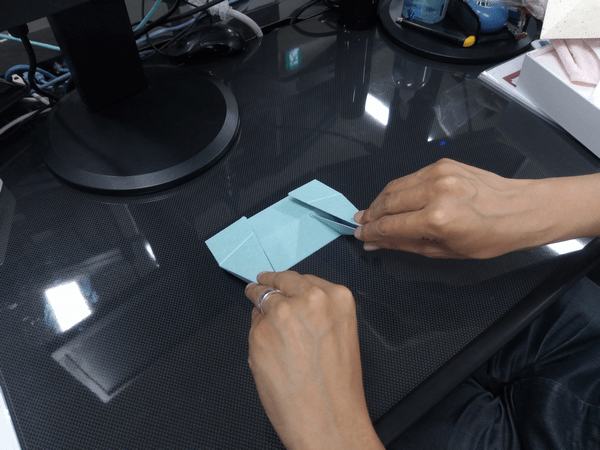 ノートパソコン専用「Foldable JP」の折り方手順②