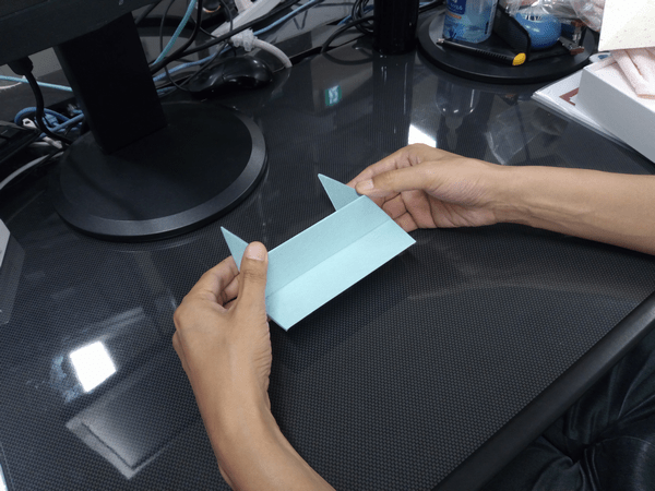 ノートパソコン専用「Foldable JP」の折り方手順④