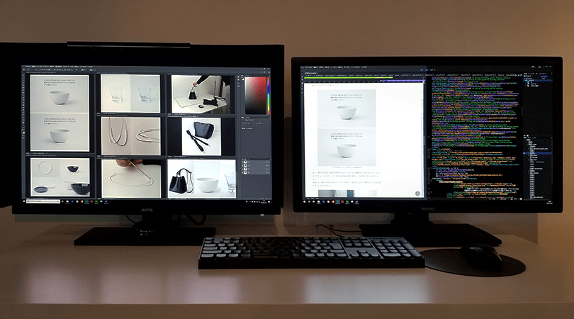 BenQ デザイナー向けモニター SW2700PT、PD2700Q レビュー | パソコン
