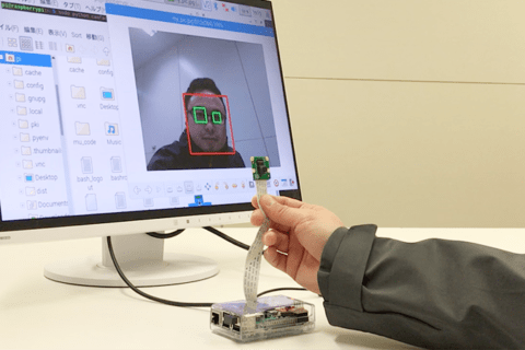 Raspberry PiとOpenCVによる画像認識で人の顔を判別するのイメージ画像