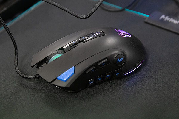 SADES Gaming Mouse Axe S12左側面