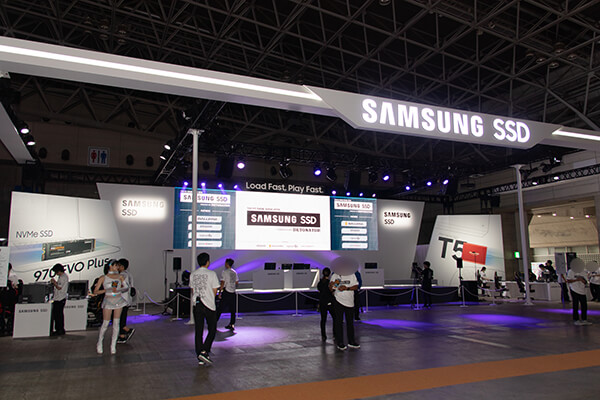 東京ゲームショウ2019 Samsung SSDブース