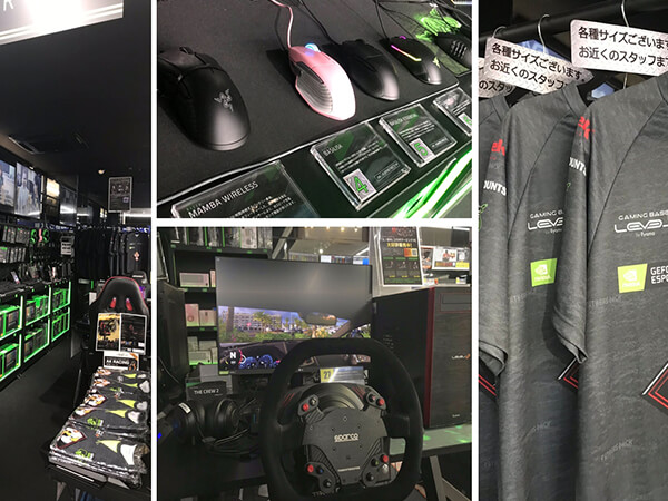 パソコン工房 大阪日本橋店内TeamGRAPHT GAMING CENTER OSAKAの様子