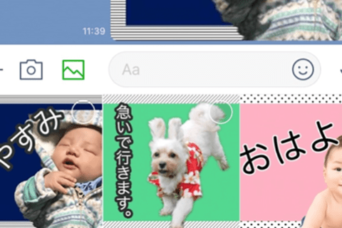 LINEスタンプの作り方。子どもやペットの写真を使ってパソコンで簡単に作ろう！のイメージ画像