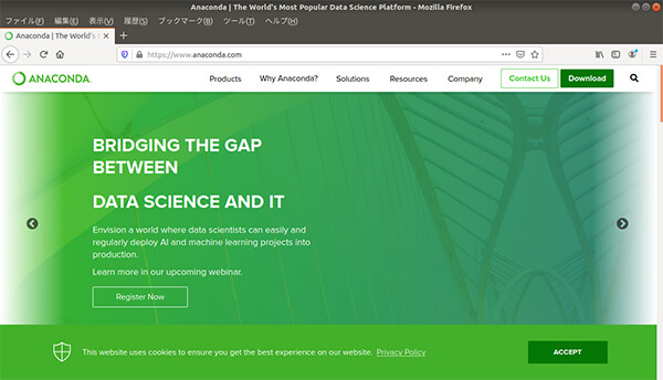 Anaconda公式サイト