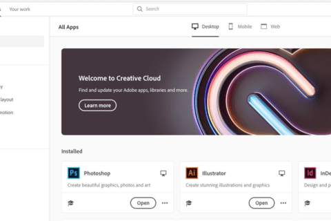 Adobe Creative Cloudをもっと使いこなそうのイメージ画像