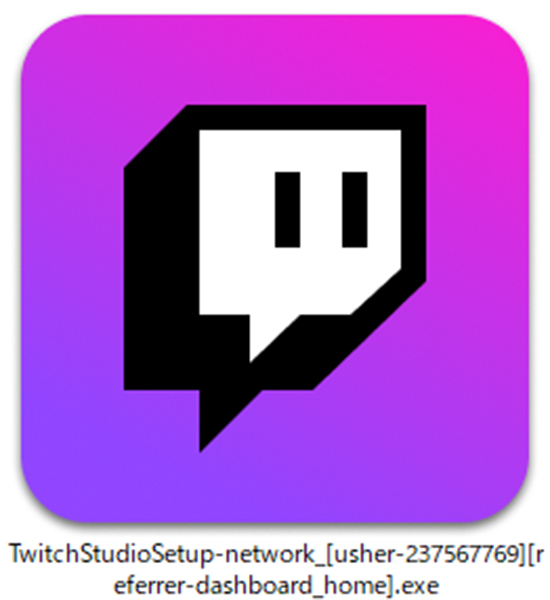 Twitch Studioのインストーラー