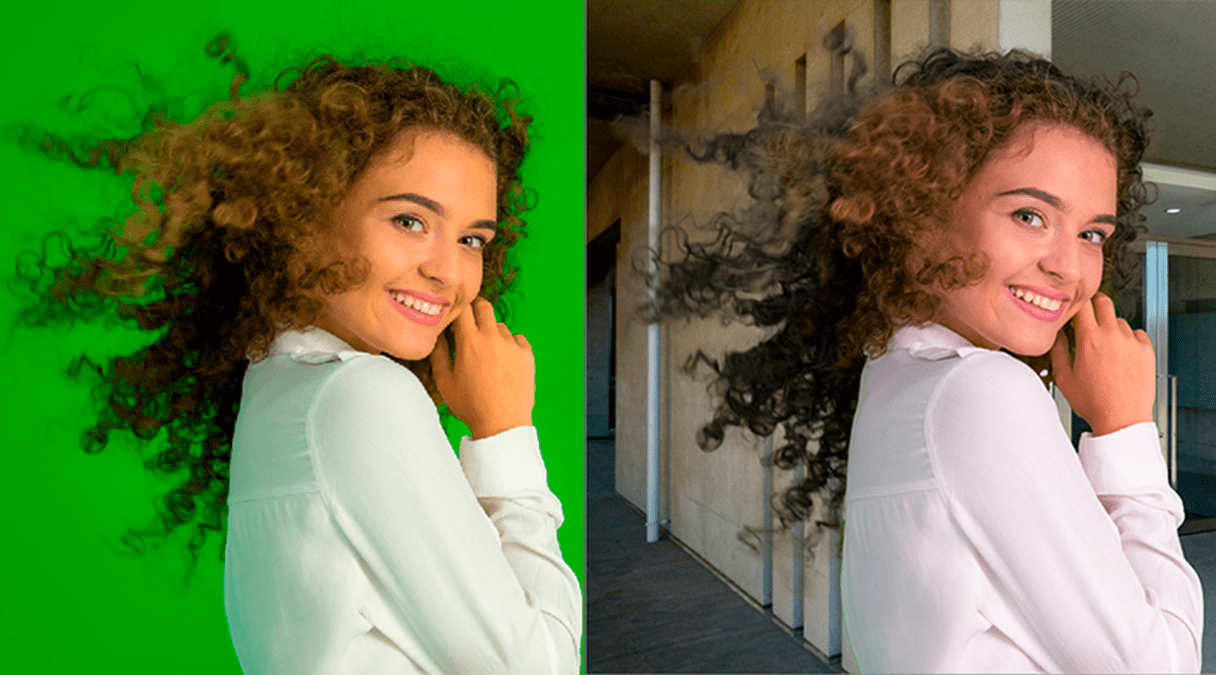 Photoshop グリーンバック写真の髪の毛を切り取る方法 | パソコン工房