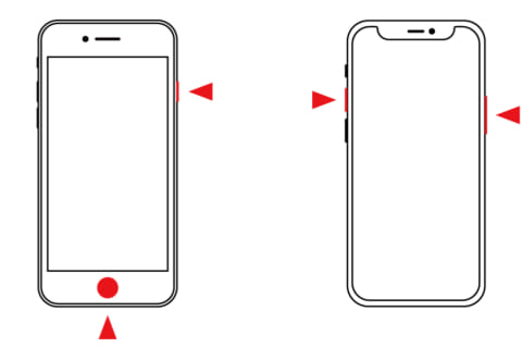 iPhone スクリーンショットを撮る4つの方法のイメージ画像