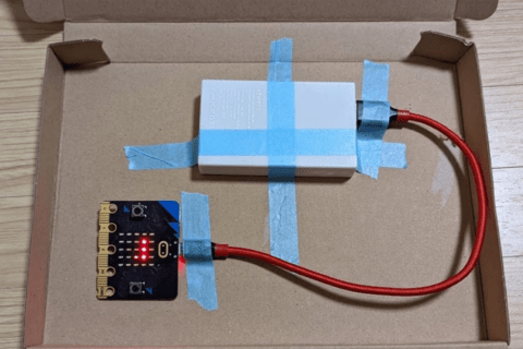 micro:bit v2.0で電子工作 音が出てエアホッケーのように遊べる