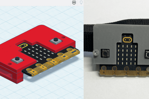 micro:bit v2と3Dプリンターで居眠り防止アラームの作成のイメージ画像