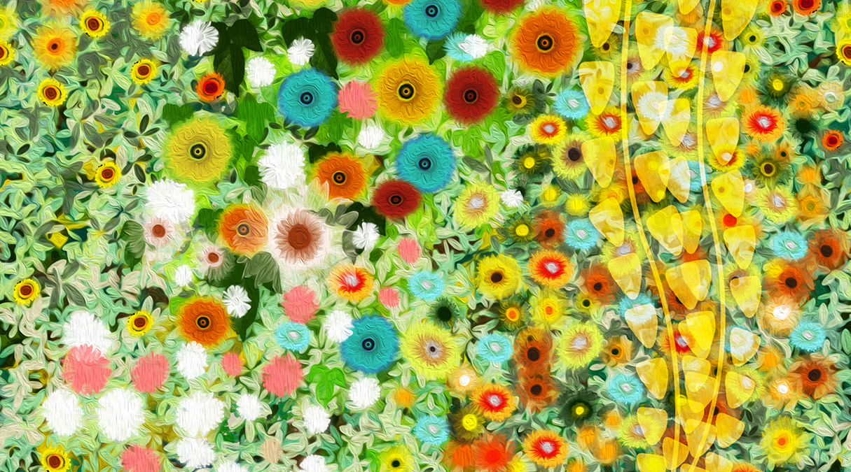 Photoshop フリー素材とマウス操作でクリムト風の描画 パソコン工房 Nexmag