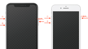 iPhone X XS 11の電源が入りました