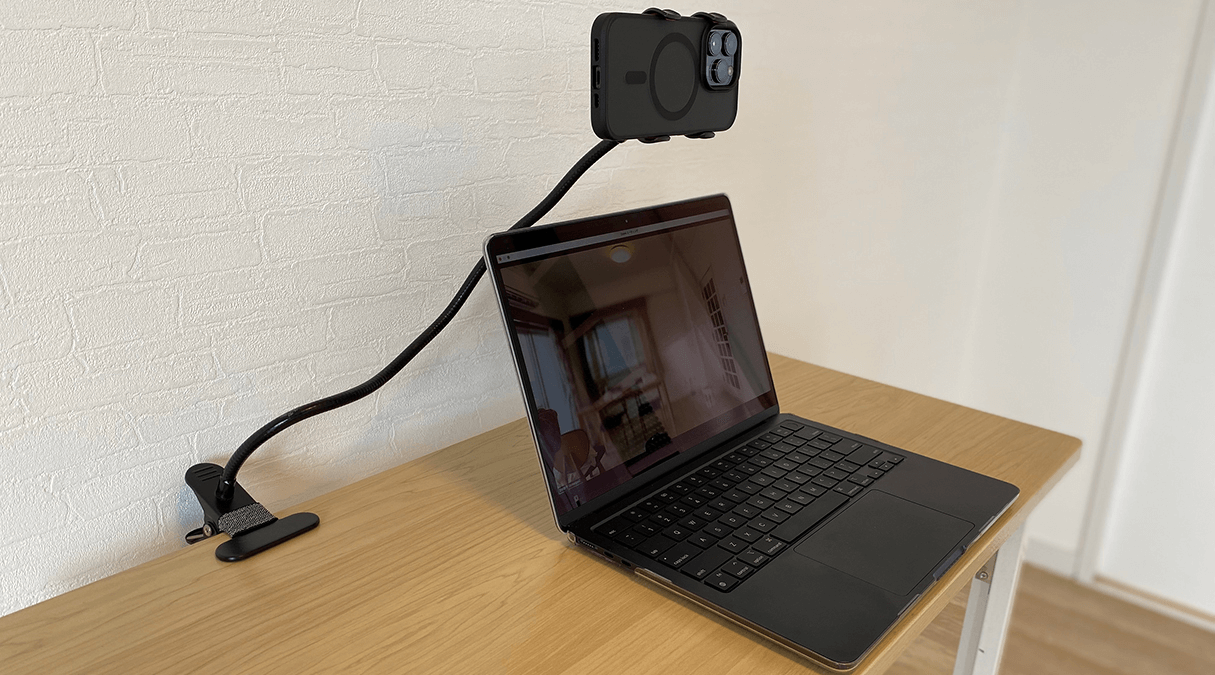 macOS Venture「連係カメラ」でMacのWebカメラをiPhoneに変える方法 