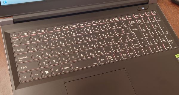 キーボード部分