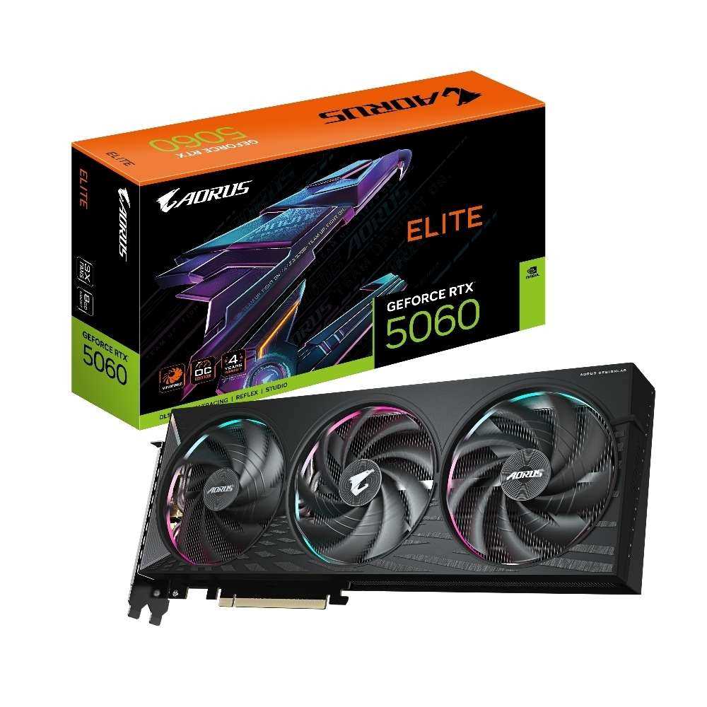 GIGABYTE AORUS GeForce RTX 5060 ELITE 8G