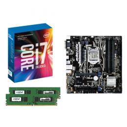 Intel Core i7 7700K+DDR4-2400 8GBx2枚+ASUS PRIME H270M-PLUS 3点セット