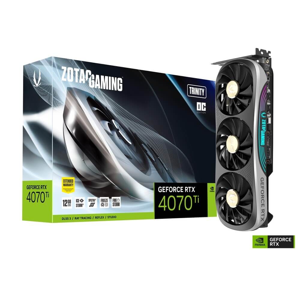 ZOTAC GAMING GeForce RTX 4070 Ti Trinity OC ZT-4070Ti-12G-OC/ZT ...