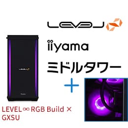 ＜パソコン工房＞【GXSUコラボ】第13世代インテル Core i7とGeForce RTX 3060搭載ミドルタワーゲーミングPC / iiyama LEVEL-R77A-LC137-RBX-GXSU [RGB Build]