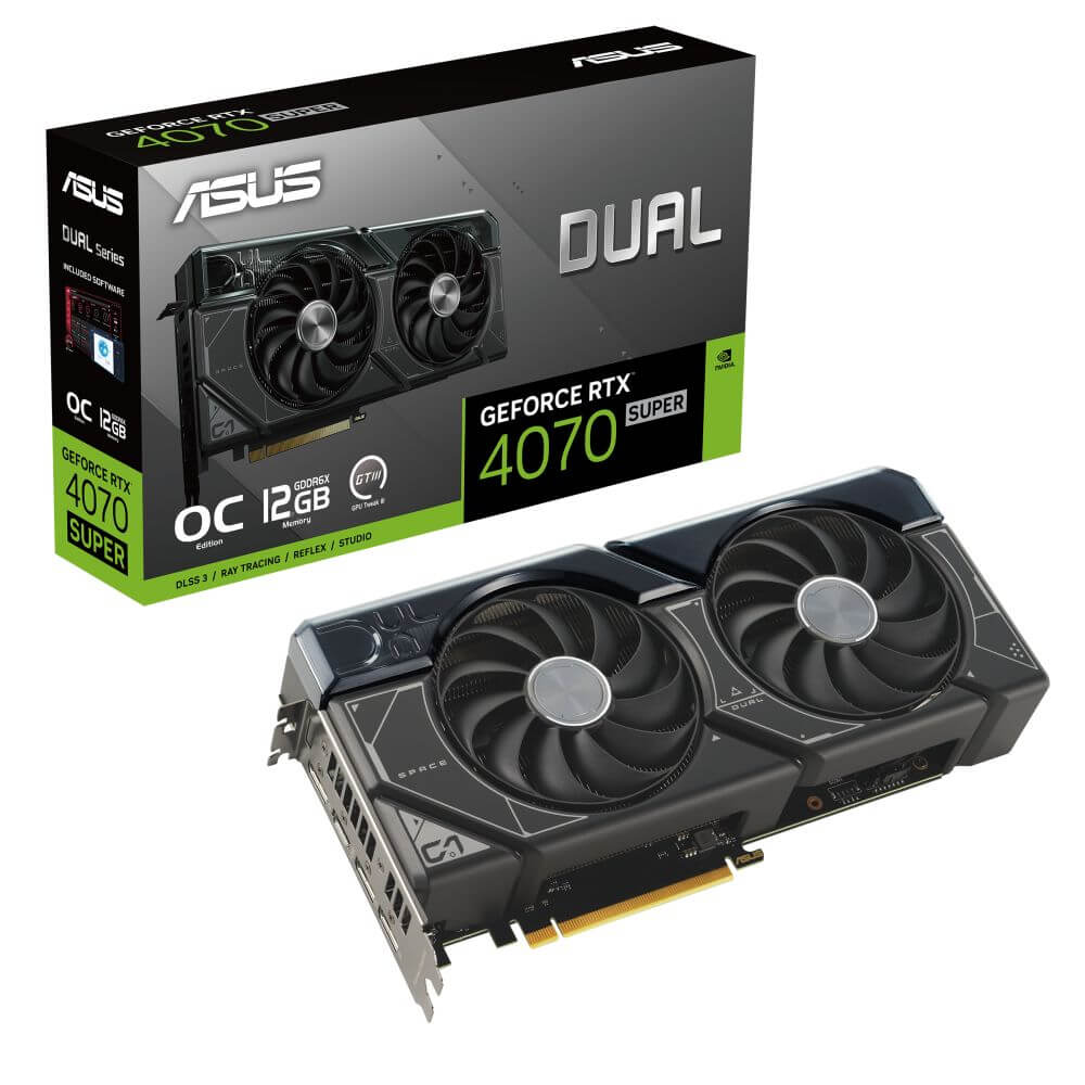 【中古】ASUS Dual RTX 4070 super OC 12GB 中古】ASUS Dual RTX 4070 super OC 12GB