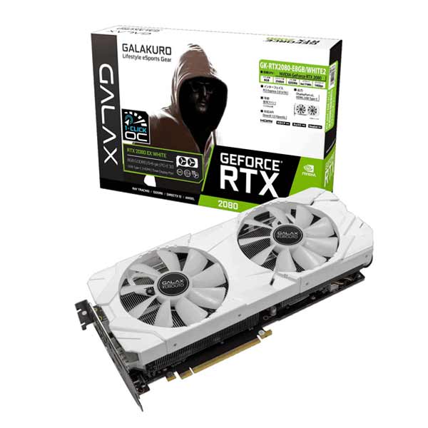 玄人志向 GK-RTX2080-E8GB/WHITE