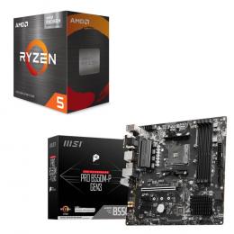 AMD Ryzen 5 5600G BOX + MSI PRO B550M-P GEN3 セット
