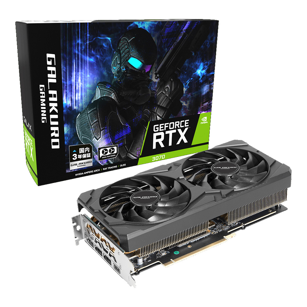 『2枚セット』グラフィックボード GG-RTX3070-E8G