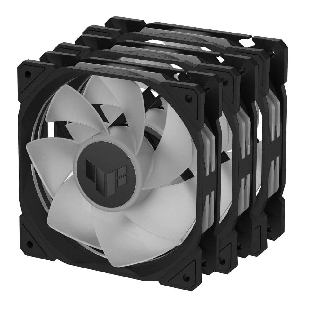 ASUS TUF Gaming TR120 ARGB Reverse Fan - Triple Pack Black
