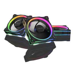 Prime MR120 ARGB Fan - Triple Pack Black