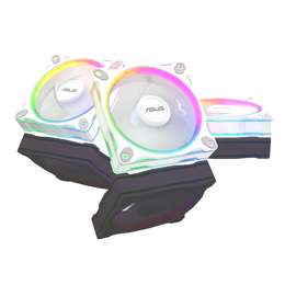 Prime MR120 ARGB Reverse Fan - Triple Pack White