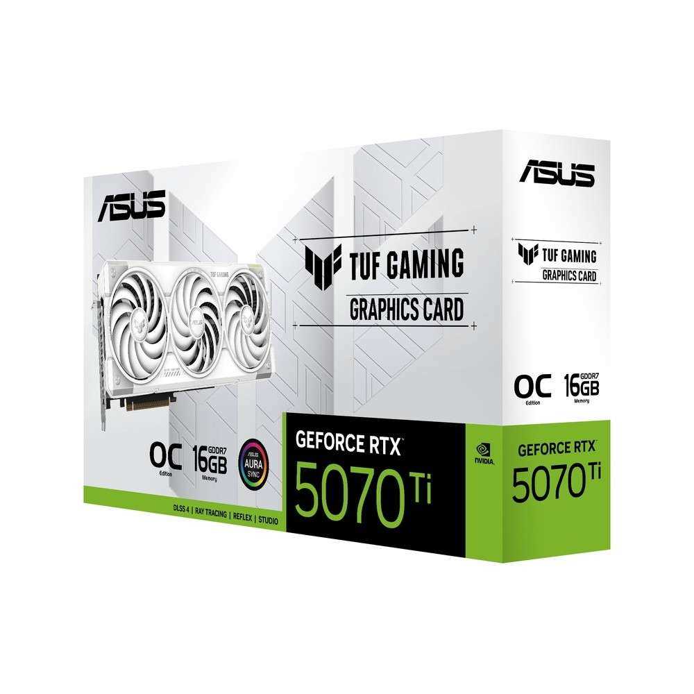 ASUS TUF Gaming GeForce RTX 5070 Ti 16GB GDDR7 White OC Edition