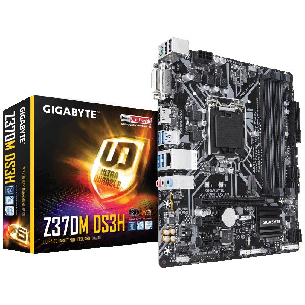 GIGABYTE Z370M DS3H マザーボード　cpu付き Z370M DS3H (rev. 1.0) Key Features | Motherboard - GIGABYTE