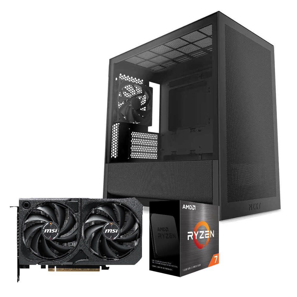 パソコン工房 NZXT H3 Flow 黒 PCケース採用・MSI GeForce RTX 5060