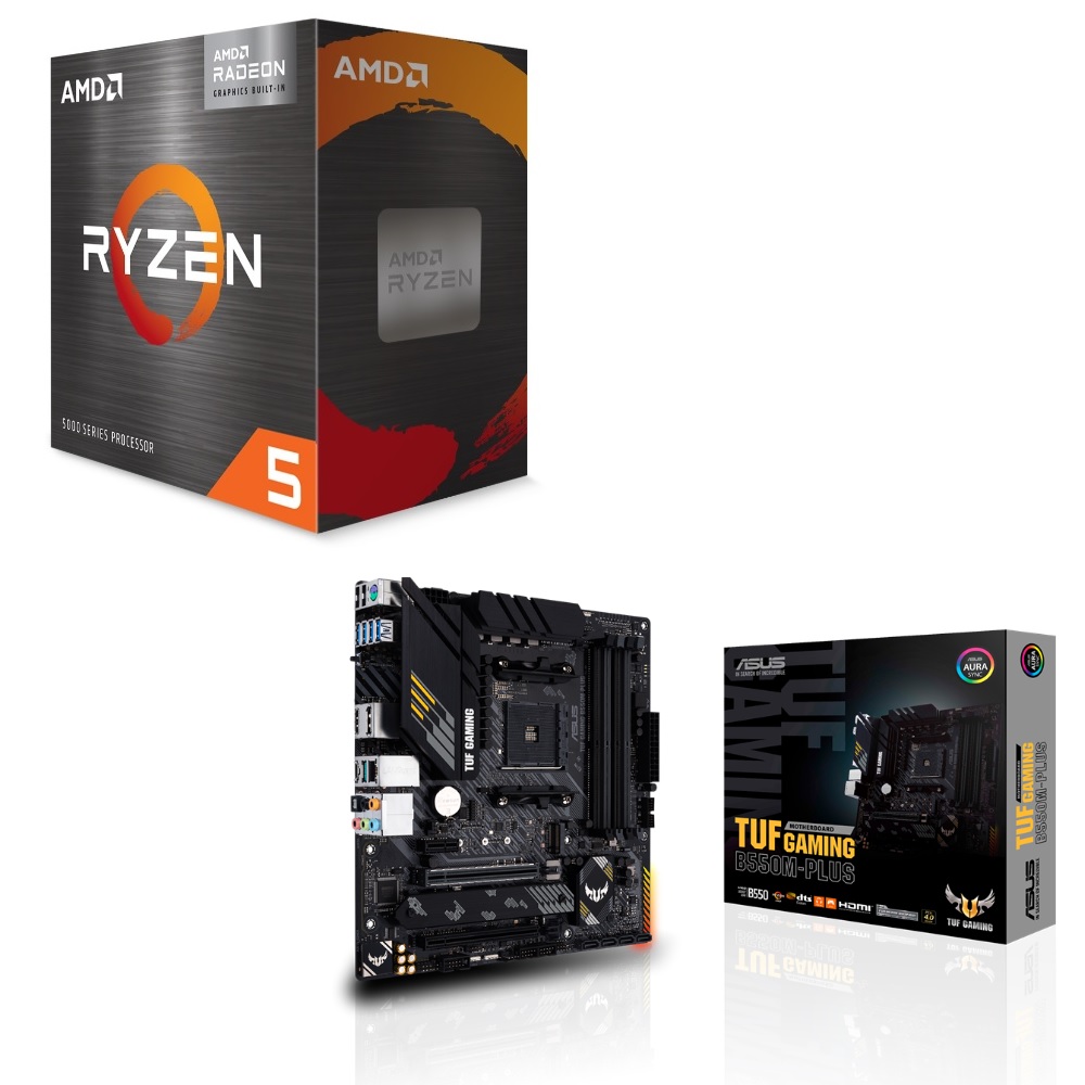 ryzen 5800x+TUF b550m plus+q300lセット